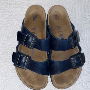 Navy blue Birkenstocks